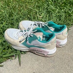 Nike Women's Athletic Sneakers in Teal, Light Gray and Pink